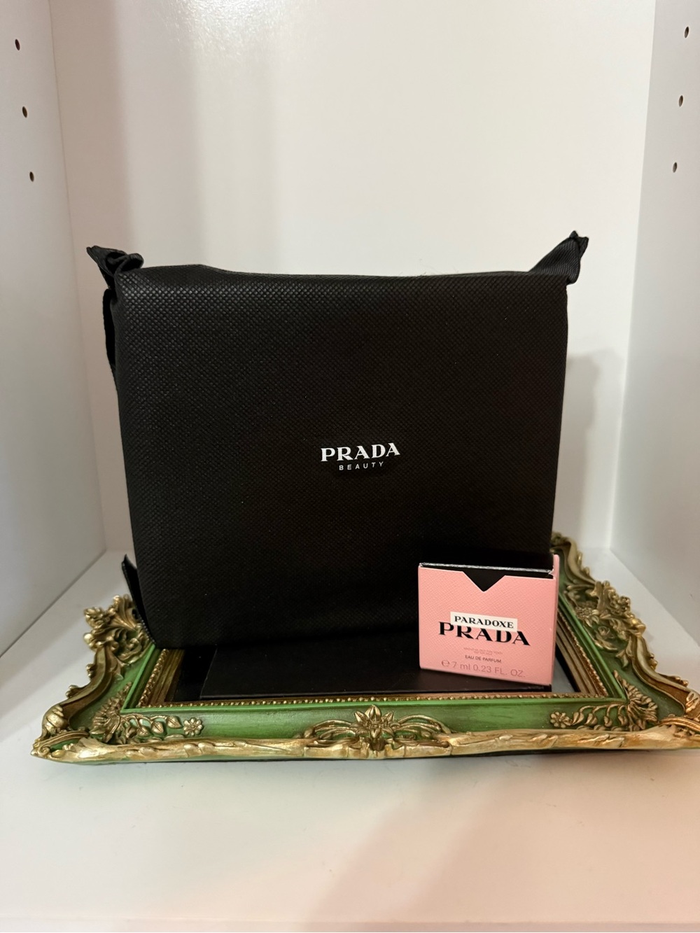 Prada Paradox Cosmetic Bag and EDP 5.23oz